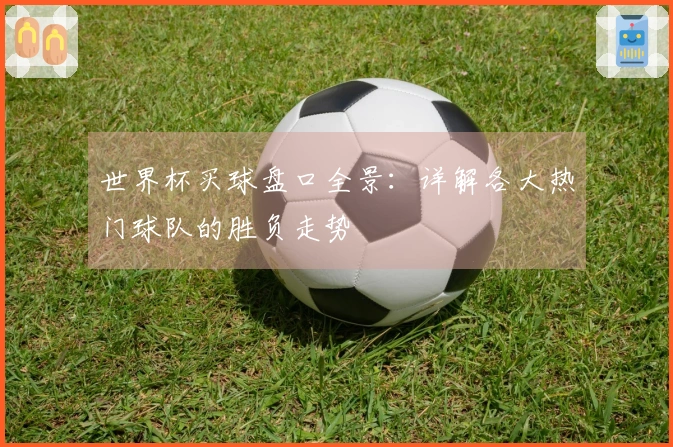 世界杯买球盘口全景：详解各大热门球队的胜负走势